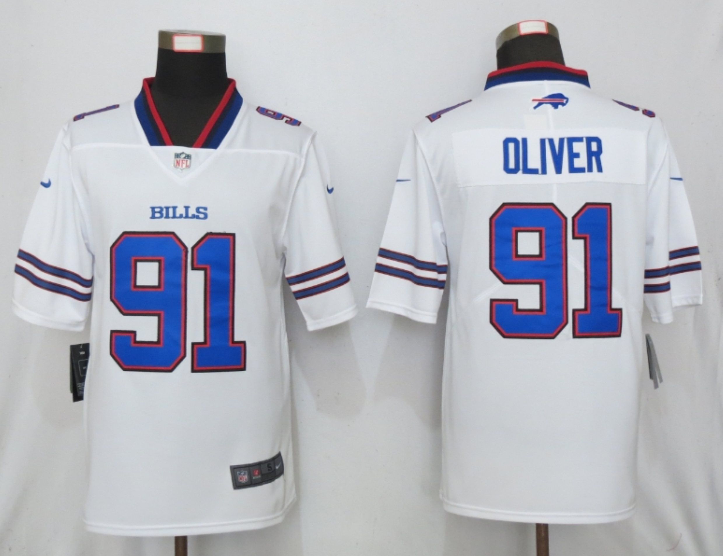 Men Buffalo Bills #91 Oliver White Nike Vapor Untouchable Limited Playe NFL Jerseys